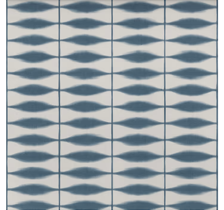 Persiana enrollable para baño mezclilla shibori - TenVinilo