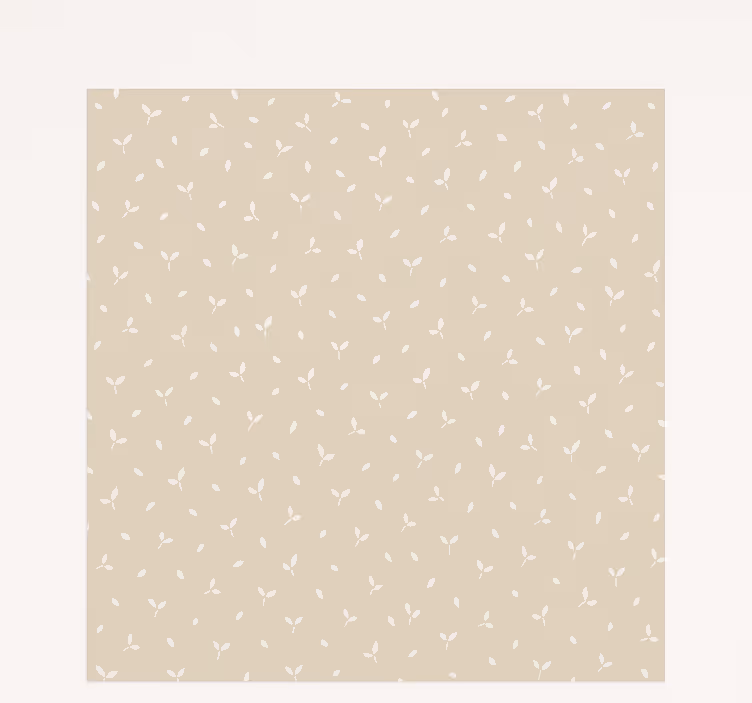 Persiana enrollable infantil motivo de hojas beige - TenVinilo