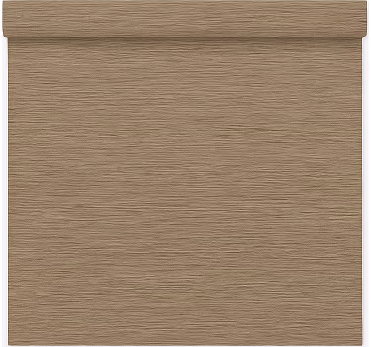 Persiana enrollable salón tela marrón minimalista - TenVinilo