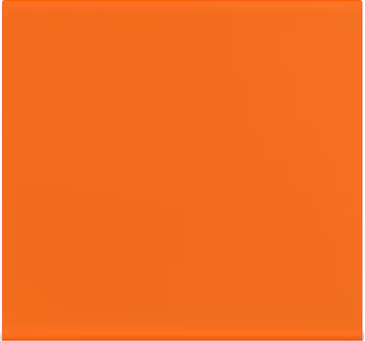 Persiana enrollable para comedor color naranja quemado - TenVinilo