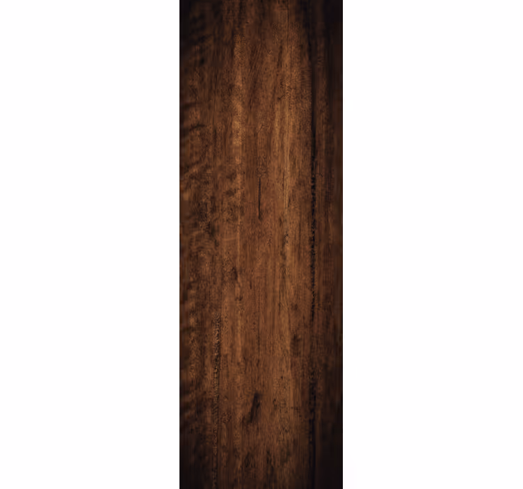 Persiana enrollable para despacho textura madera oscura - TenVinilo