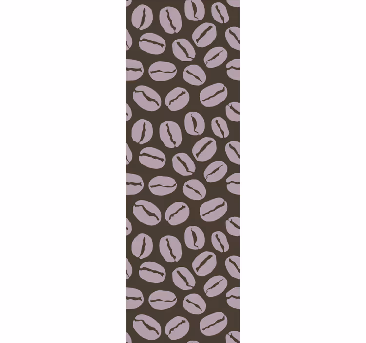 Persiana enrollable para cocina con diseño de granos de café - TenVinilo
