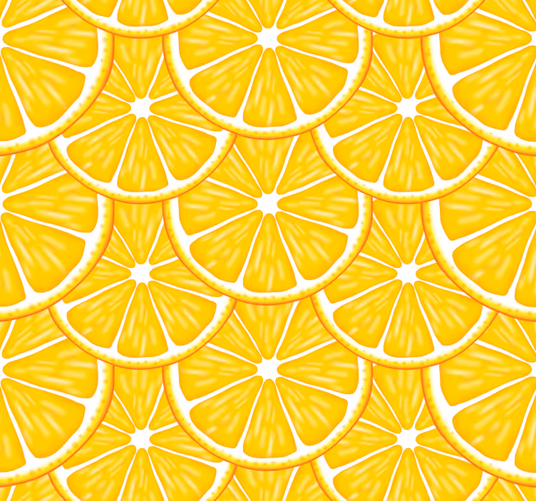 Persiana enrollable para cocina patrón naranja - TenVinilo
