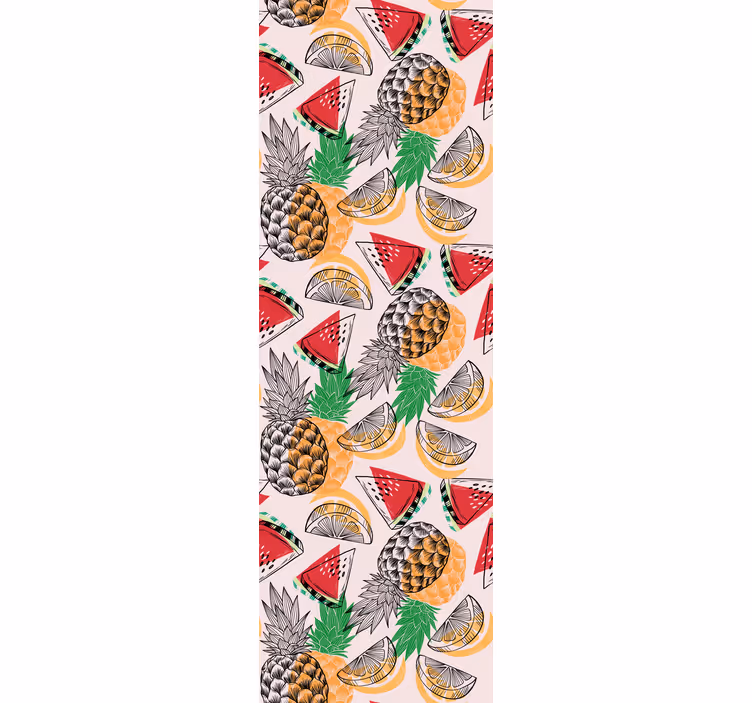 Persiana enrollable para cocina piña verano - TenVinilo