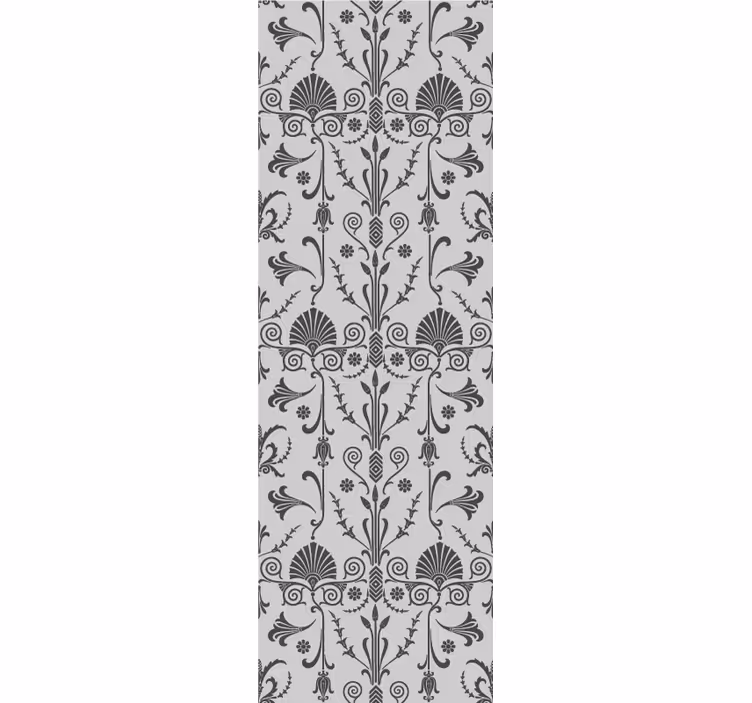 Persiana enrollable para comedor estilo provincial gris - TenVinilo