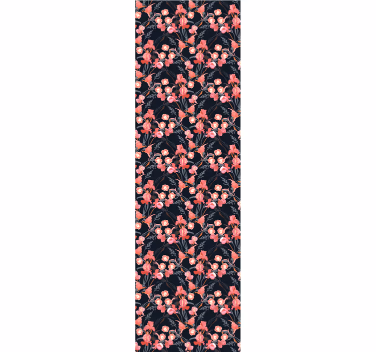 Persiana enrollable para comedor flores rosas frágiles - TenVinilo