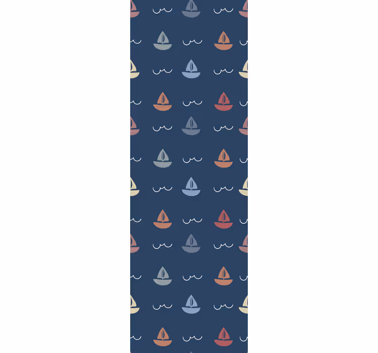 Persiana enrollable infantil barcos de vela - TenVinilo