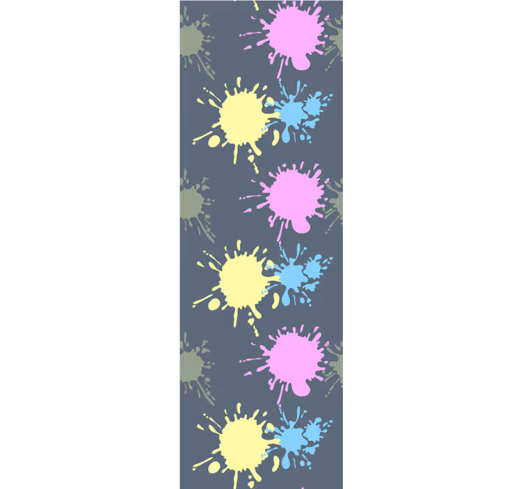 Persiana enrollable infantil pared multicolor - TenVinilo