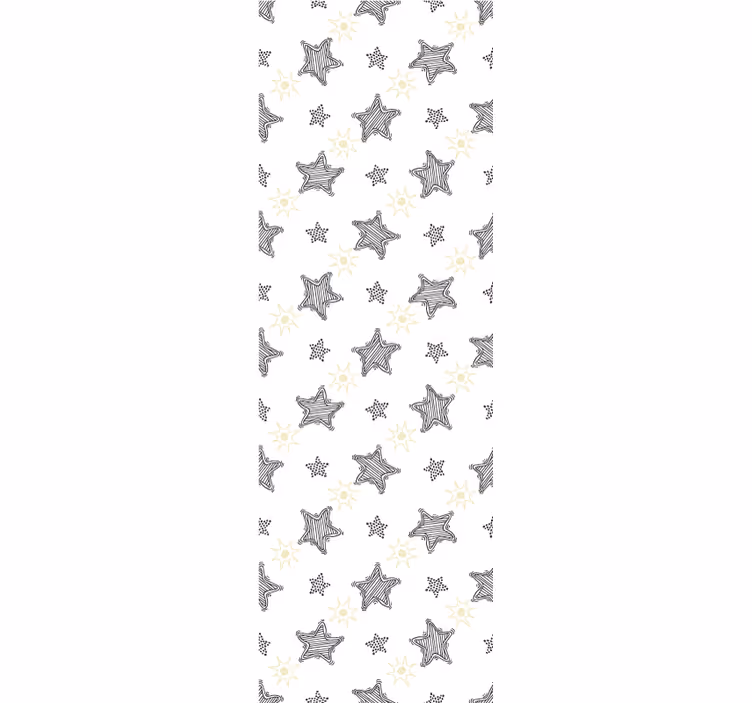 Persiana enrollable infantil estrellas graffiti - TenVinilo