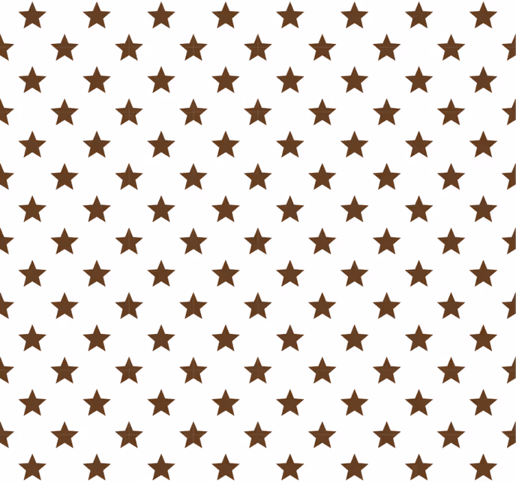 Persiana enrollable juvenil estrellas marrones - TenVinilo