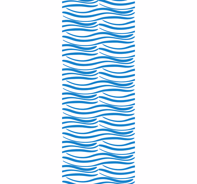 Persiana enrollable moderno patrón de olas pequeñas - TenVinilo