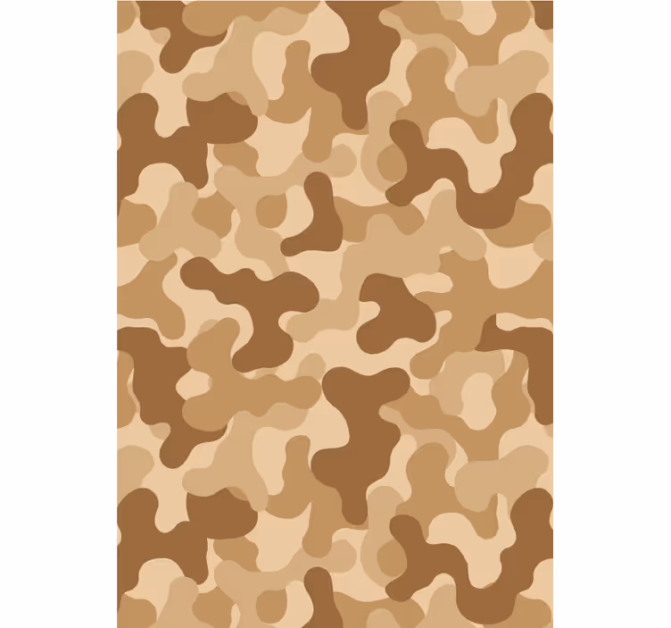 Persiana enrollable beige motivo camuflaje abstracto - TenVinilo