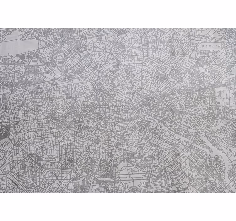Persiana enrollable para cocina mapa de berlín - TenVinilo