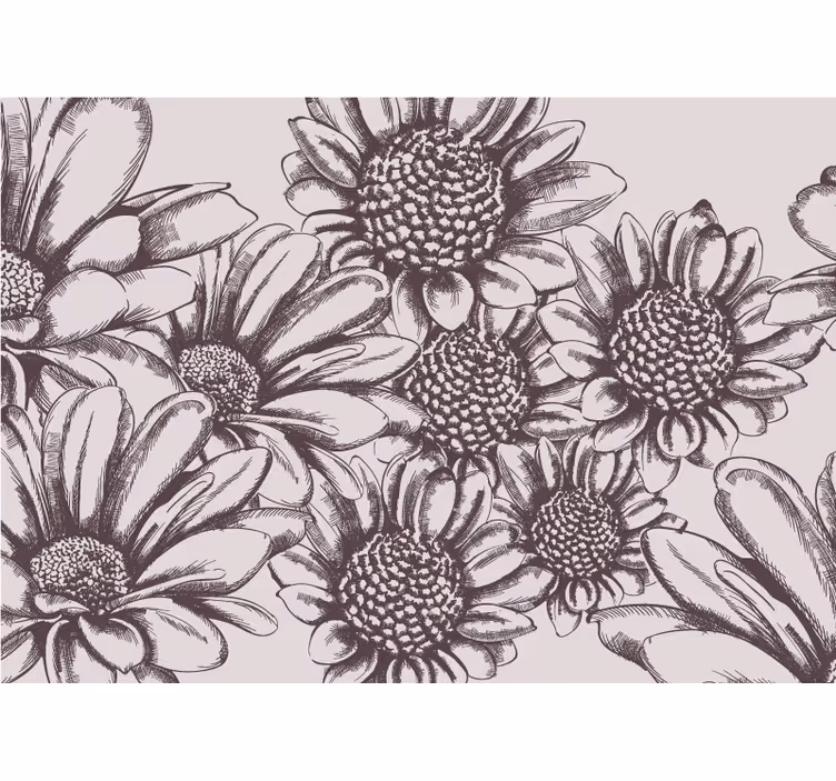 Persiana enrollable para cocina girasoles viejos - TenVinilo