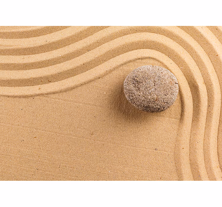 Persiana enrollable beige esfera zen texturizada - TenVinilo