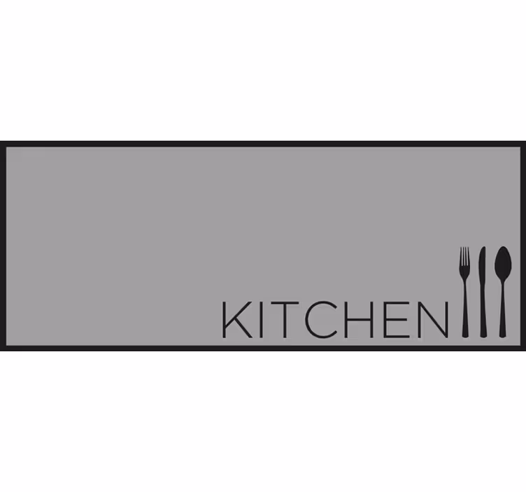 Persiana enrollable gris para cocina moderna - TenVinilo