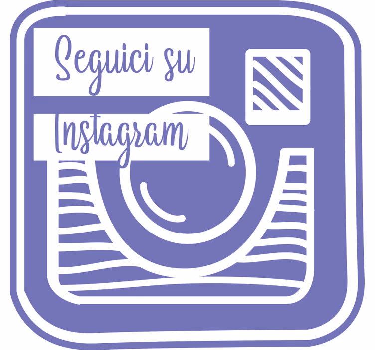 Persiana enrollable morada nuestra publicidad en instagram - TenVinilo