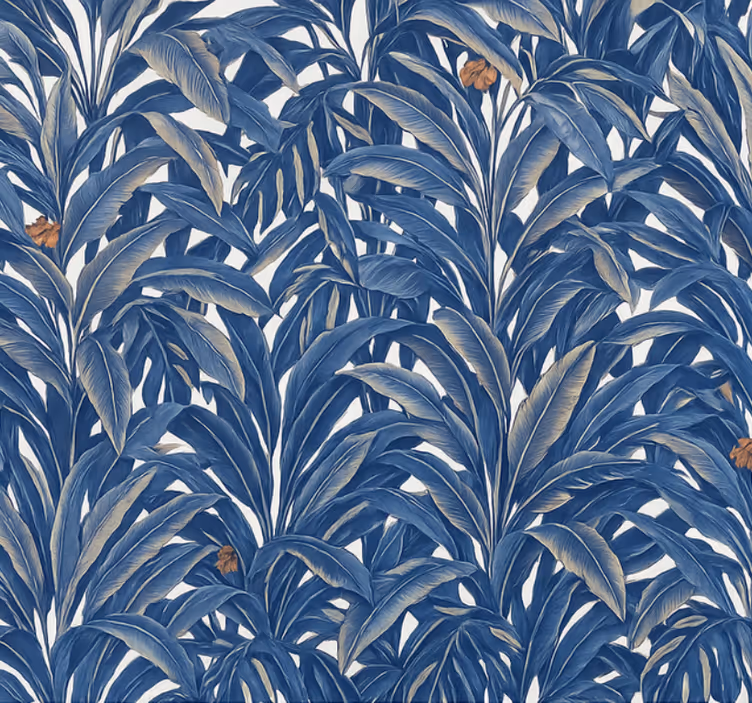 Persiana enrollable azul selva Índigo lujosa - TenVinilo