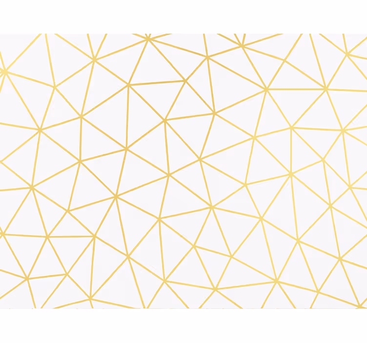 Persiana enrollable moderno mosaico prismático dorado - TenVinilo