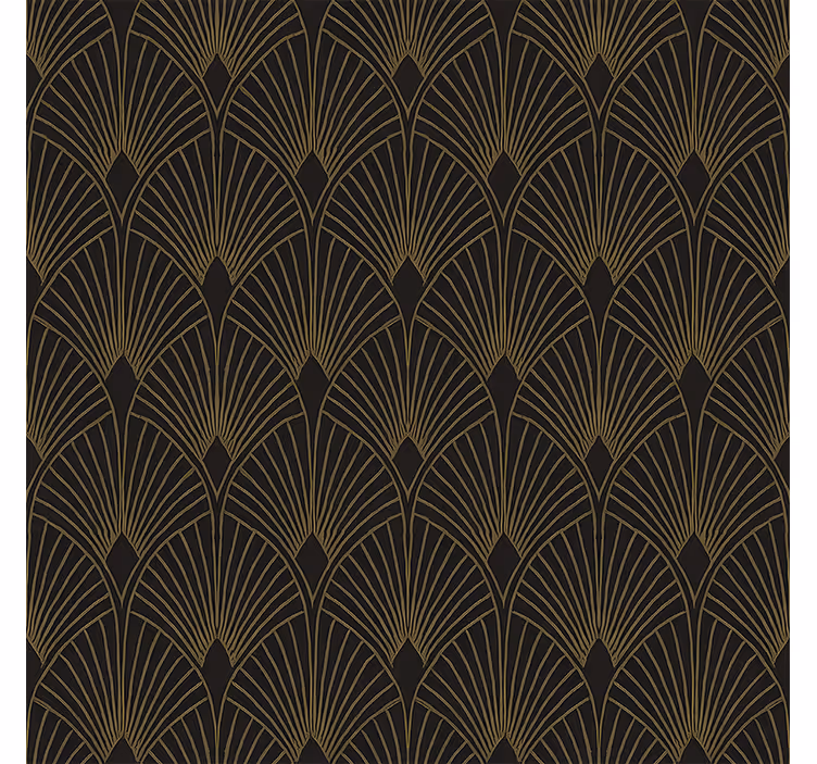 Persiana enrollable moderno ventilador deco dorado - TenVinilo