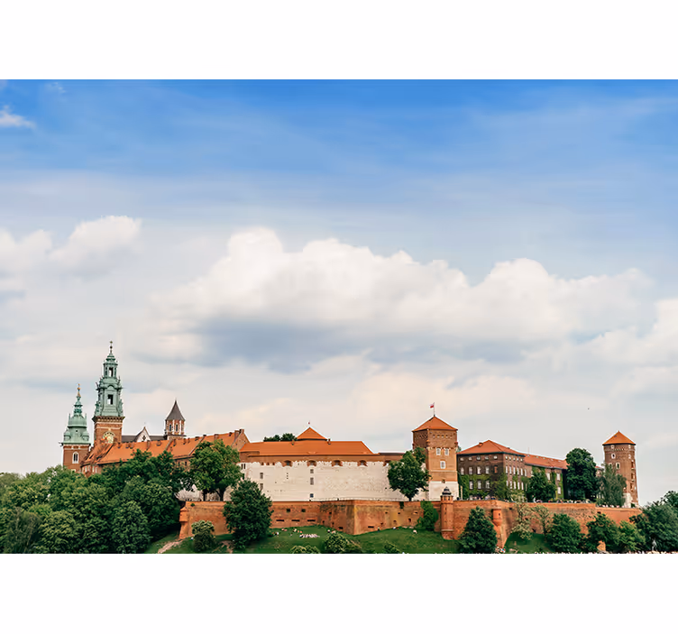Persiana enrollable salón castillo real de cracovia - TenVinilo