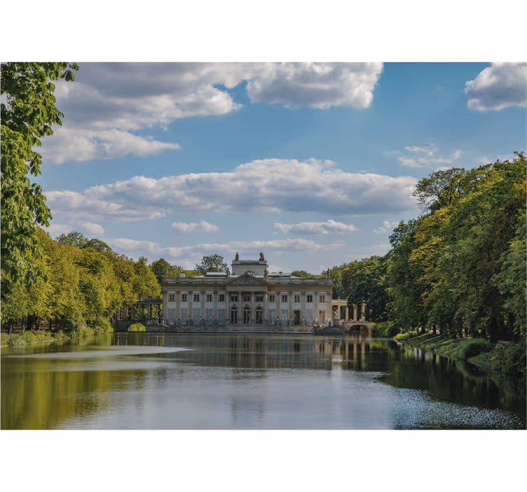 Persiana enrollable salón parque Łazienki en varsovia - TenVinilo