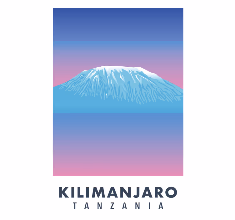 Persiana enrollable salón kilimanjaro retro lona - TenVinilo