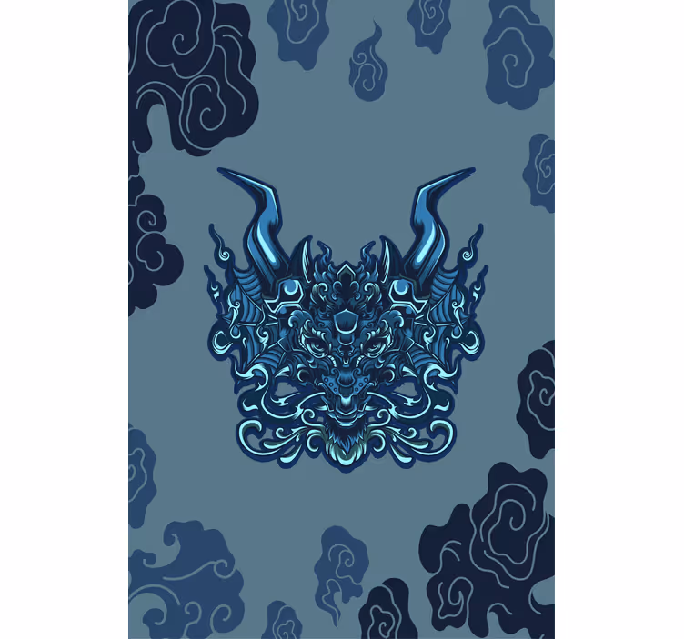Persiana enrollable salón dragón mítico - TenVinilo