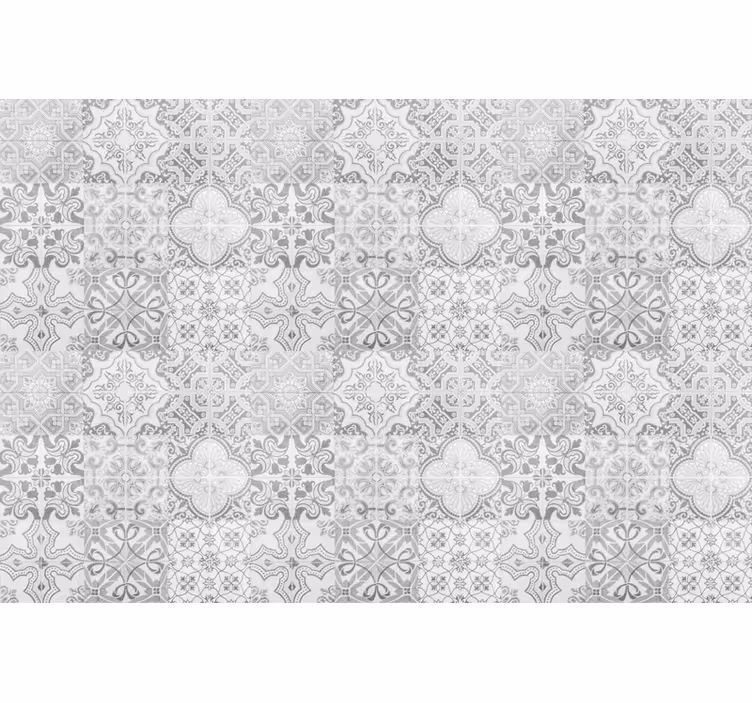 Persiana enrollable gris patrón mosaico efecto piedra - TenVinilo