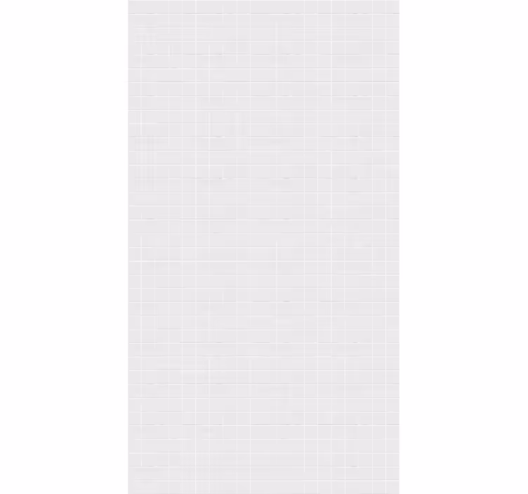Persiana enrollable blanca azulejos simples - TenVinilo