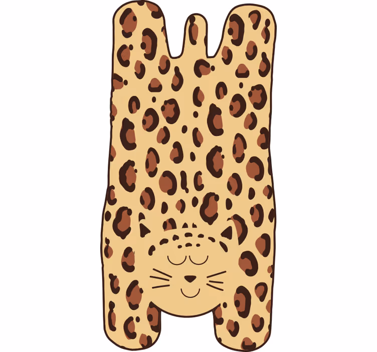 Persiana enrollable beige cheetah para niños - TenVinilo