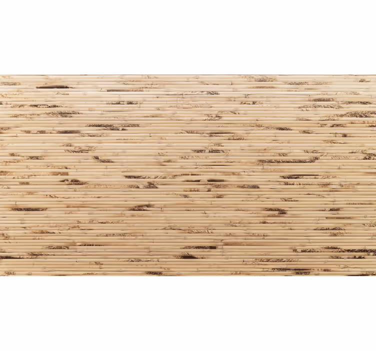 Persiana enrollable beige palitos de madera marrón claro - TenVinilo