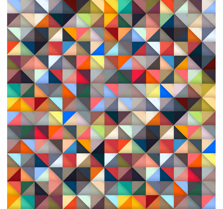 Persiana enrollable para cuarto mosaico colorido - TenVinilo