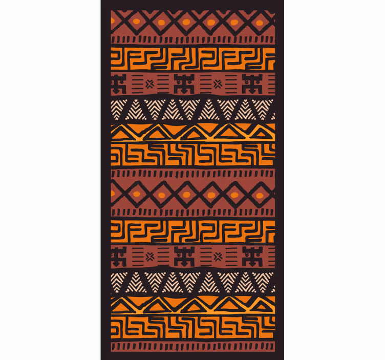 Persiana enrollable para cuarto estilo africano - TenVinilo