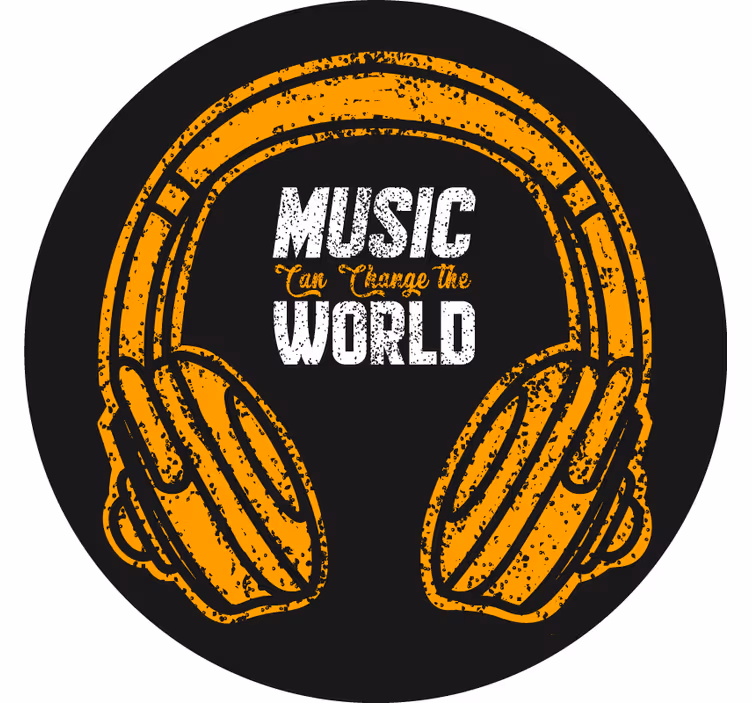Persiana enrollable juvenil la música cambia el mundo - TenVinilo