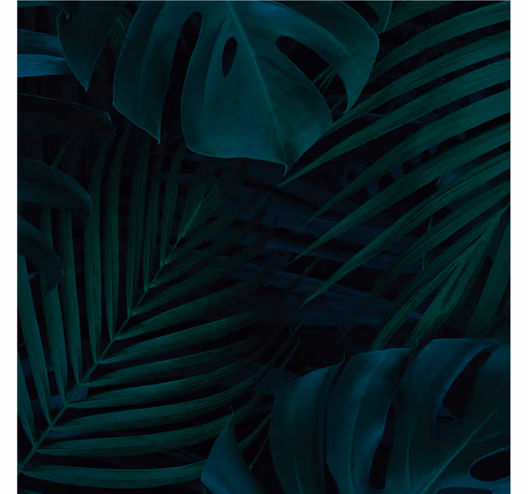 Persiana enrollable salón hojas y plantas del bosque - TenVinilo