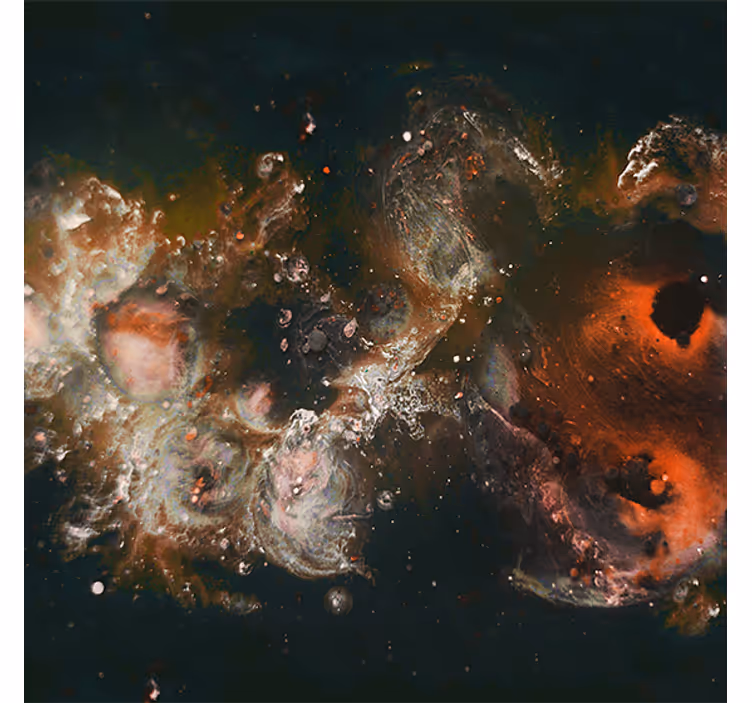 Persiana enrollable salón vista hermosa galaxia vía láctea - TenVinilo
