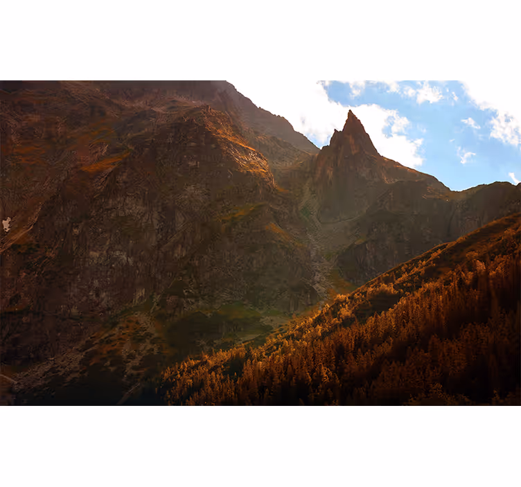 Persiana enrollable para cuarto paisaje de montañas tatra - TenVinilo