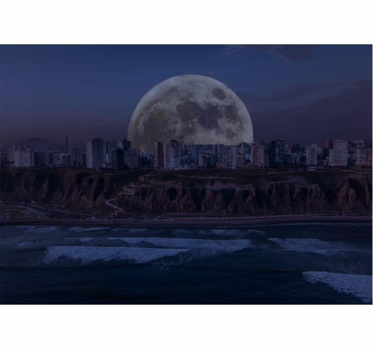 Persiana enrollable para cuarto vistas nocturnas lima - TenVinilo