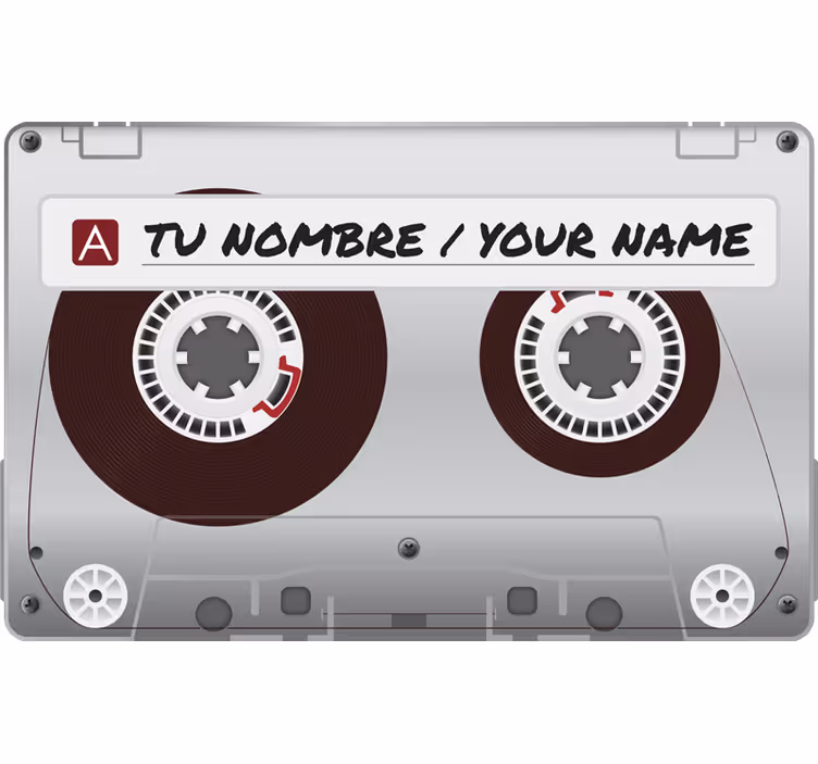 Persiana enrollable gris con cassette personalizado - TenVinilo