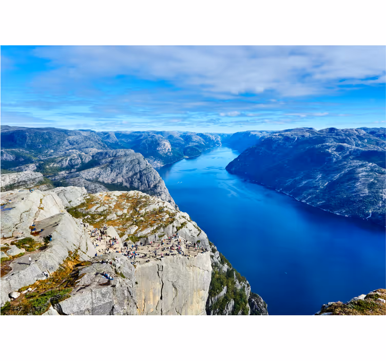 Persiana enrollable para cuarto preikestolen noruega - TenVinilo