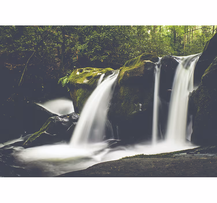 Persiana enrollable para cuarto cascada en la naturaleza - TenVinilo