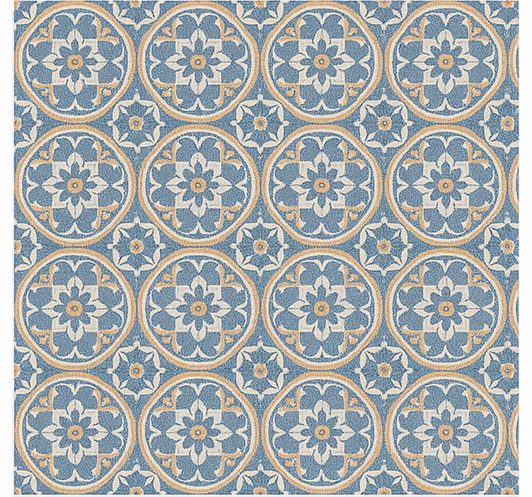Persiana enrollable salón azulejo estilo mate - TenVinilo