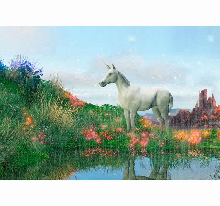 Persiana enrollable infantil país de los unicornios - TenVinilo