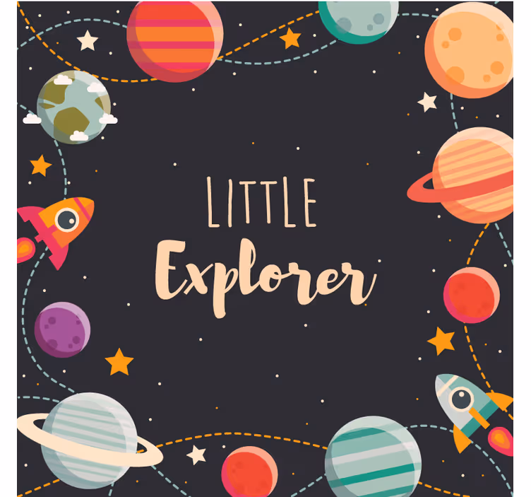 Persiana enrollable infantil exploradores del espacio - TenVinilo