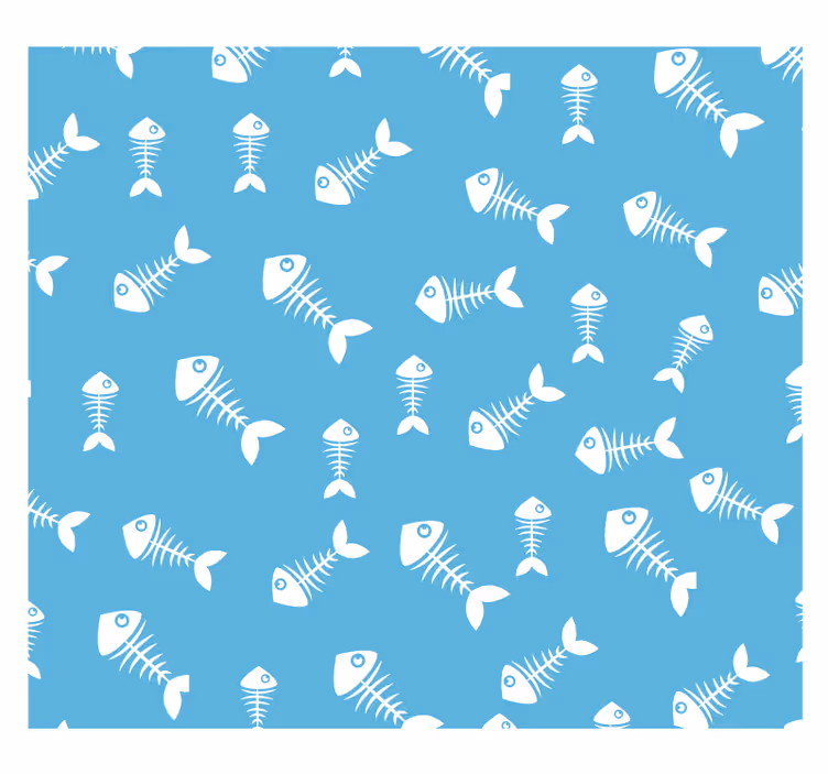 Persiana enrollable infantil huesos de pescado - TenVinilo