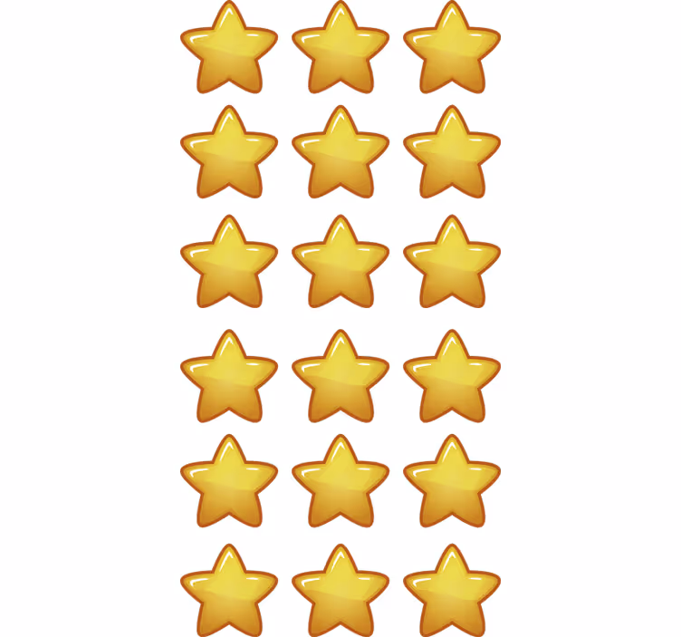 Persiana enrollable infantil geométricos estrellas - TenVinilo