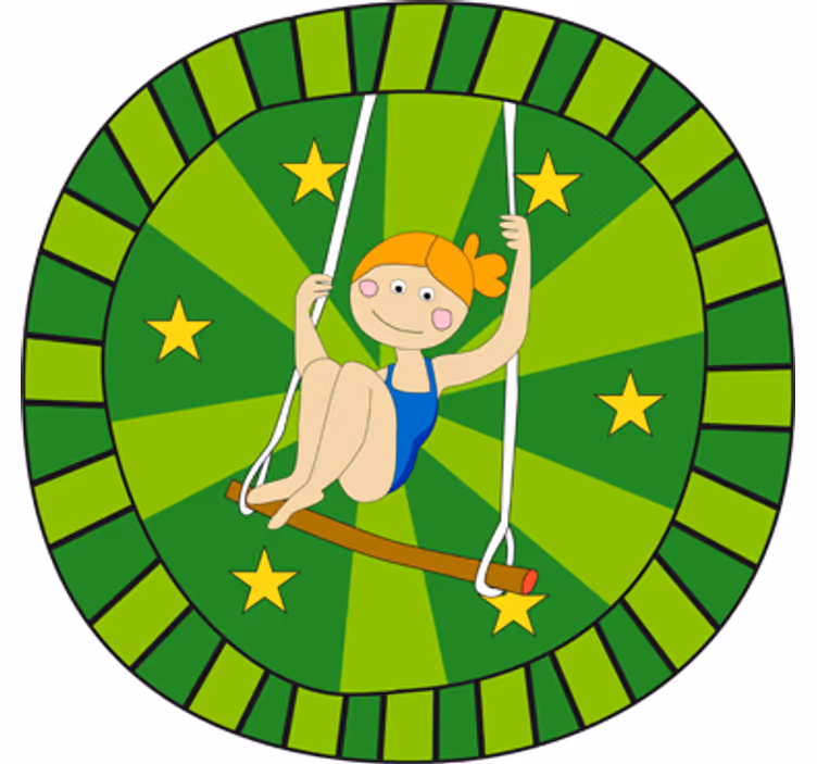 Persiana enrollable infantil berta en el circo - TenVinilo