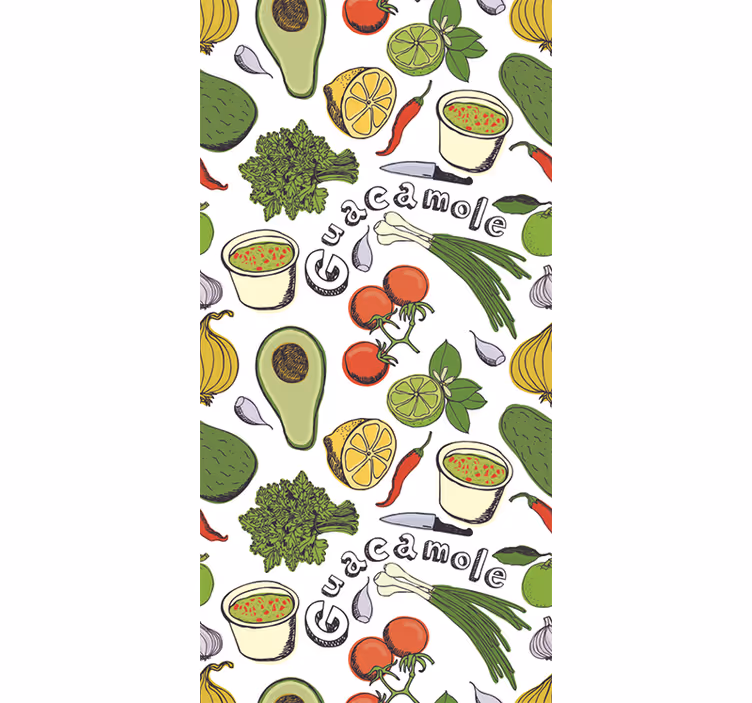 Persiana enrollable para cocina vinil decorativo frutas - TenVinilo
