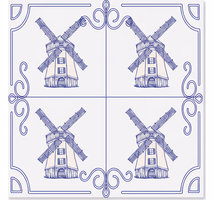 Persiana enrollable para cocina diseño four mills - TenVinilo